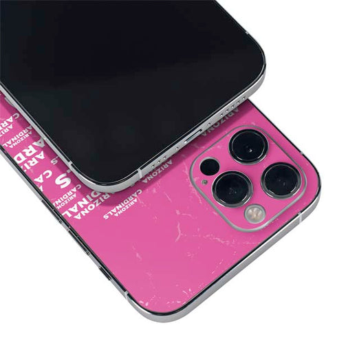 NFL Arizona Cardinals Pink Blast iPhone 12 Pro Skin